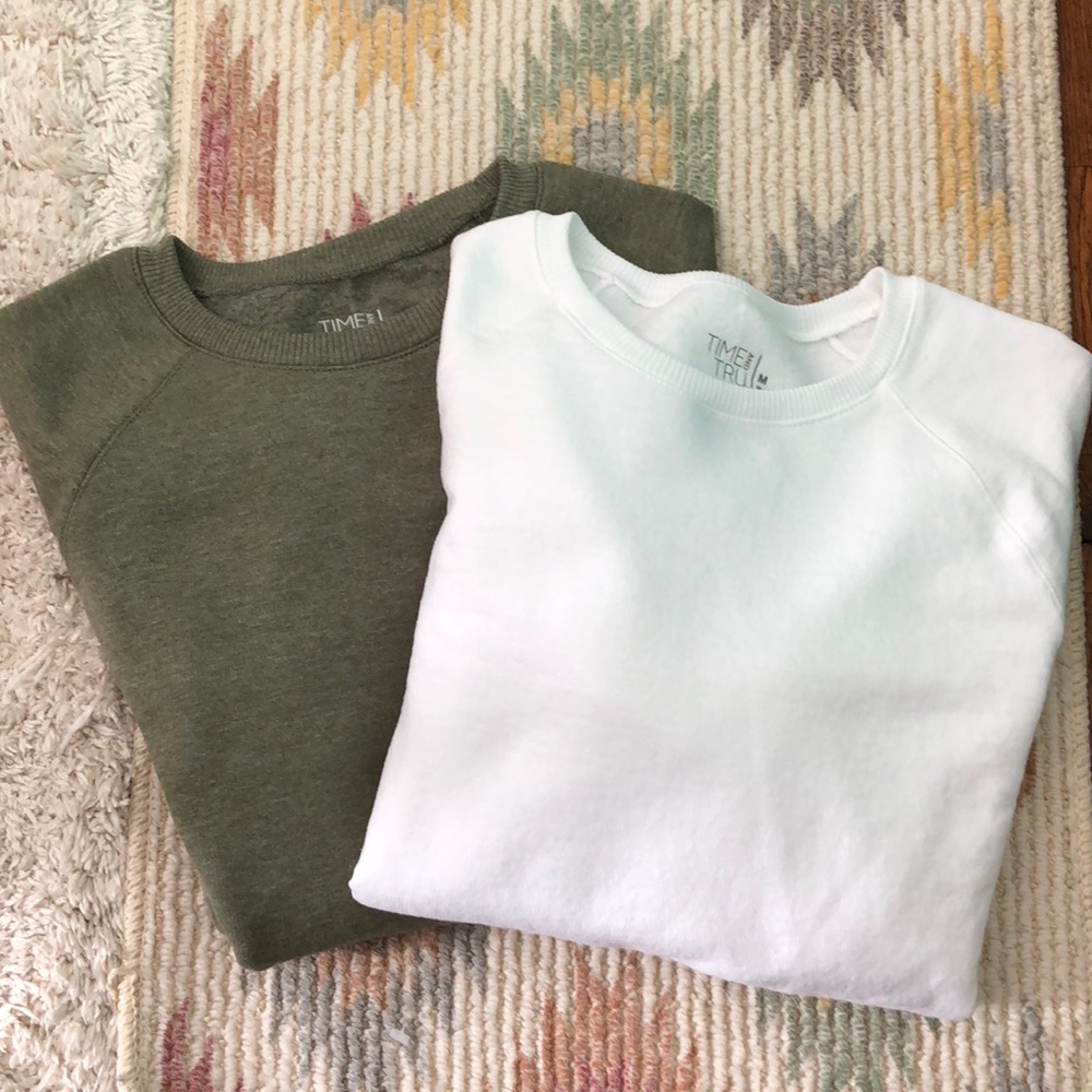 TWO FOR ONE | Crew Neck Sweatshirts